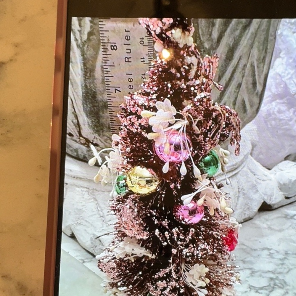 Christmas pink tree